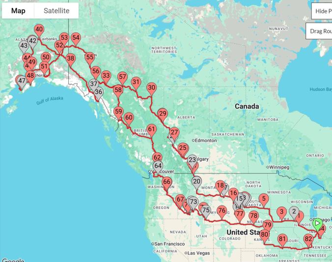 Overall Route Map