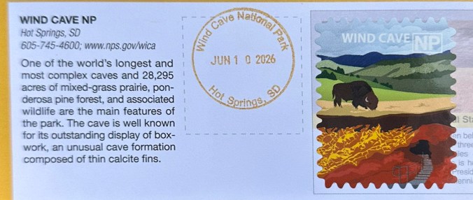 Wind Cave Stamp